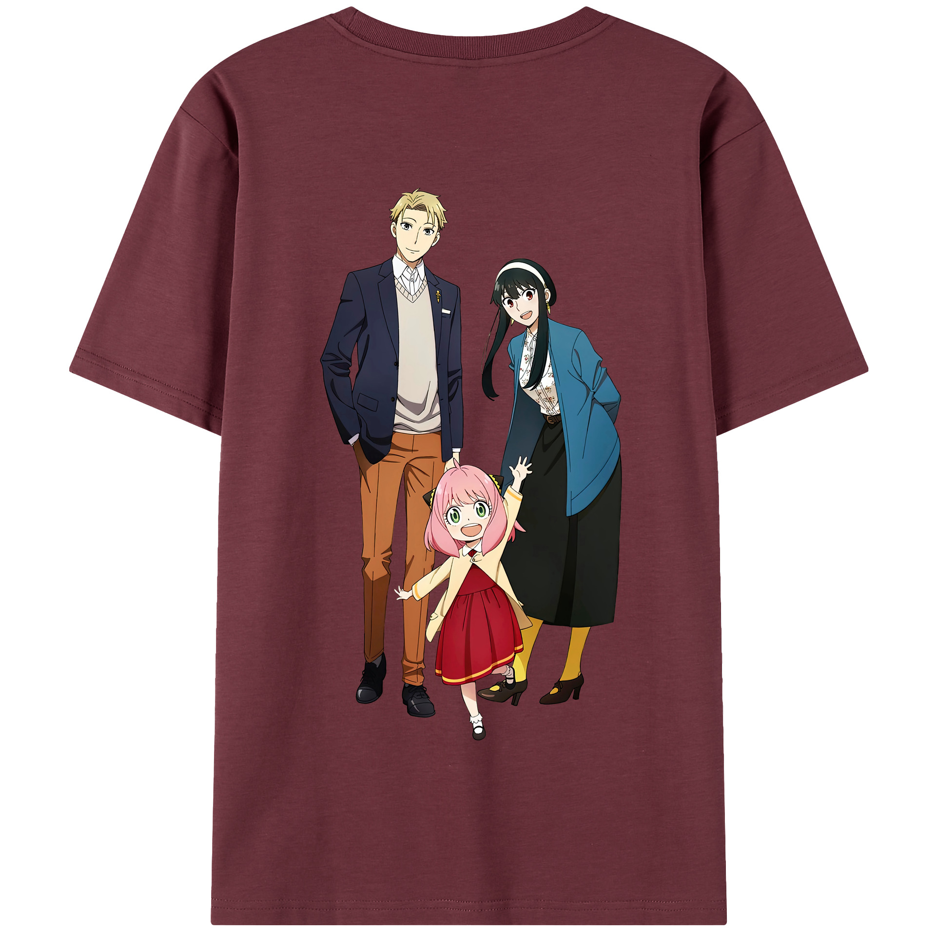 （画像用） SPY×FAMILY间谍家家酒 綿100％半袖Tシャツ（背面プリント）